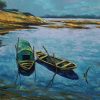 Rustic Love - Vietnamese Oil Painting by Artist Minh Chinh