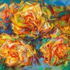 Roses 26 Vietnamese Acrylic on canvas by Artist Mai Huy Dung