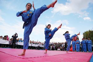 Scottish Woman Gets Medal For Martial Arts