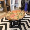 Single Curves Colored-Pencil Coffee Table 11