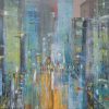 Splendid Street III - Vietnamese Oil Painting by Artist Nguyen Phan Bach