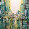 Splendid Street VI - Vietnamese Oil Painting by Artist Nguyen Phan Bach