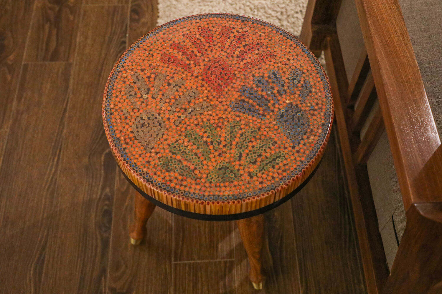 Spring Buds V Colored-pencil Coffee Table