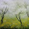 Spring Garden Vietnamese acrylic painting by artist Nguyen Lam