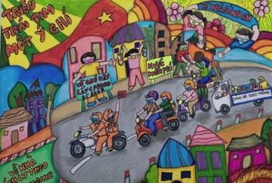 Street Children Inspire Paintings- In Hanoi