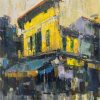 Street Corner II - Vietnamese Oil Painting by Artist Pham Hoang Minh