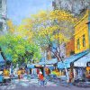 Hanoi in Season of Golden Leaves