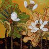 Summer Sunlight II - Vietnamese Lacquer Paintings by Artist Tran Thieu Nam