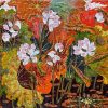 Summer Sunlight IV Vietnamese Lacquer painting by artist Tran Thieu Nam