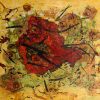 Sun & Moon - Vietnamese Lacquer Painting by Artist Tran Thieu Nam