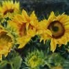 Sunflowers I - Vietnamese Watercolor Painting By Artist Phuong Thao