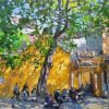 Sunlight - Vietnamese Oil Painting by Artist Pham Hoang Minh