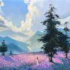 Sunset Over the Prairie oil painting by artist Dang Dinh Ngo