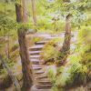 Light On The Road - Watercolor Painting By Artist Dinh Duc