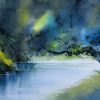 Little Creek - Watercolor Painting By Artist Dinh Duc