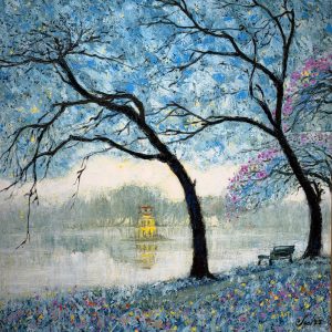 Morning Mist by the Lake - Dang Dinh Ngo