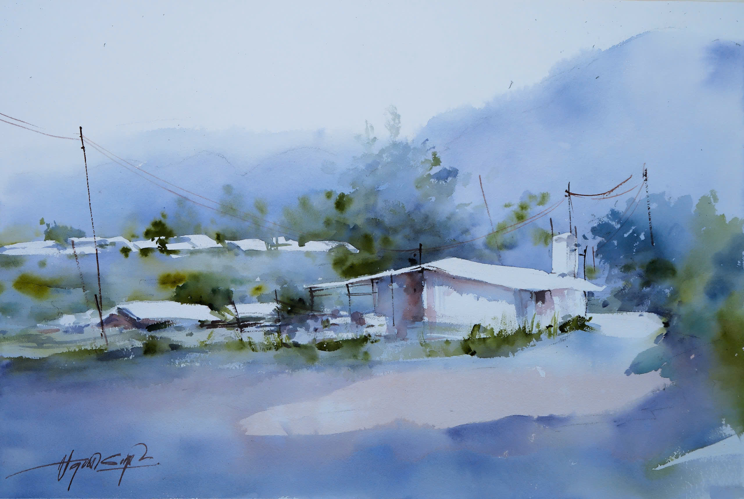 Morning Mist - Artist Dinh Duc