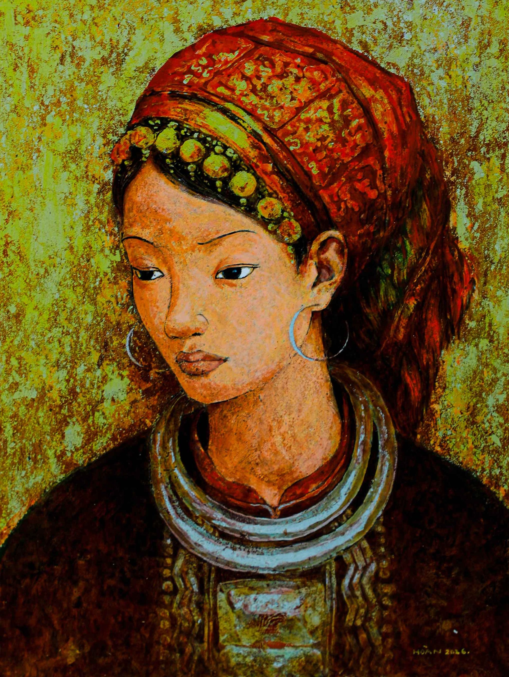 Ta Chao - Lacquer Painting by Artist Hoang Hoan