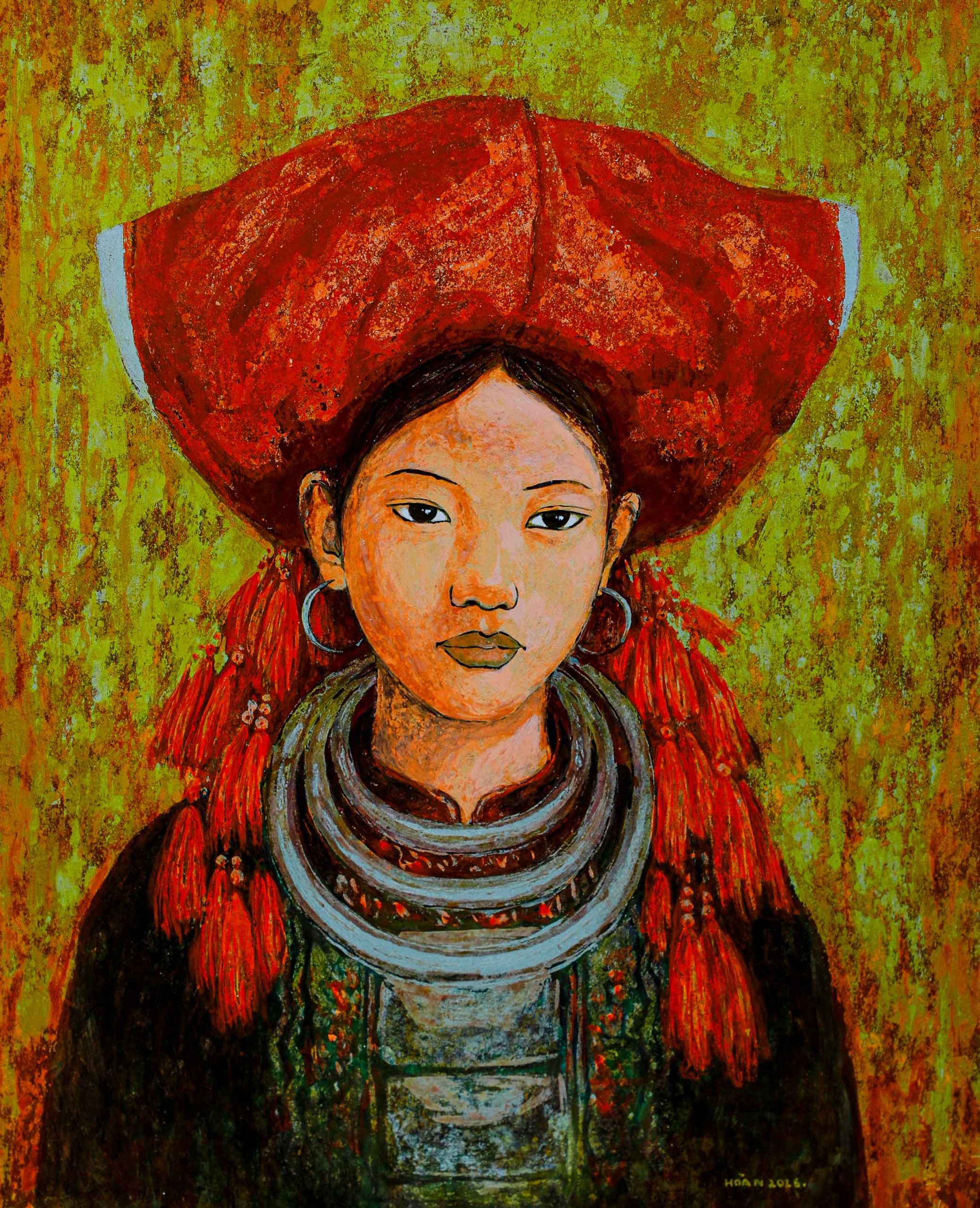 Ta May - Lacquer Painting by Artist Hoang Hoan