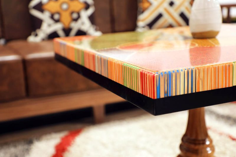 Taurus II Colored-Pencil Coffee Table