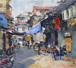 Thanh Ha street market