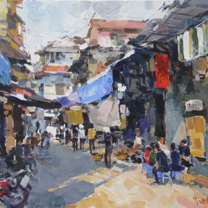 Thanh Ha street market