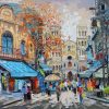 The Church - Vietnamese Oil Painting by Artist Giap Van Tuan