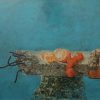 The City at Rest - Lacquer Painting by Artist Nguyen Van Nghia