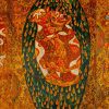 The Dance of Cats - Vietnamese Lacquer Painting by Artist Ngo Ba Cong