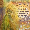The Fresh Scent of Rice Vietnamese Watercolour Painting By Artist Nguyen Lam