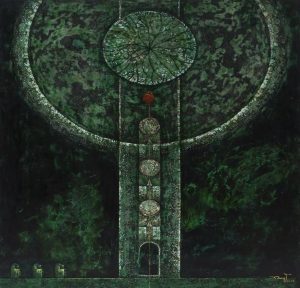 The Righteous Path - Lacquer Painting by Artist Luong Duy