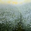 The Season of White Flowers - Vietnamese Acrylic Painting by Artist Nguyen Lam