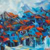 The Street III - Vietnamese Oil Painting by Artist Dau Quang Toan