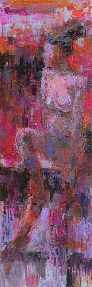 The Summer Lady - Vietnamese Oil Painting by Artist Danh Cuong