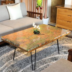 The Wildflowers Colored Pencil Coffee Table