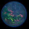 Bleeding Heart Vine - Vietnamese Lacquer Painting by Artist Nguyen Thanh Chung