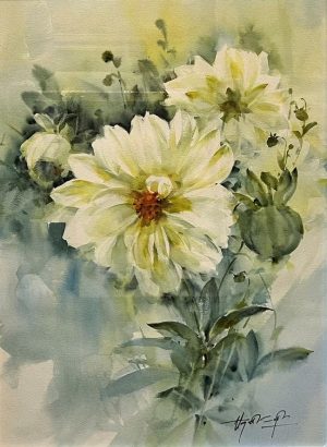 White Dahlia - Artist Dinh Duc