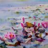 The Lotus Pond at Rest - Artist Dinh Duc