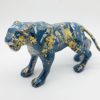 Tiger XIII - Vietnamese Lacquer Artworks by Artist Nguyen Tan Phat