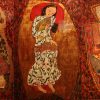 The Nest - Vietnamese Lacquer Painting by Artist Ngo Ba Cong