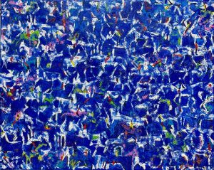 Convergence I - Vietnamese Oil Painting by Artist Nguyen Phan Bach