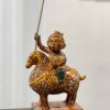 Saint Giong II - Lacquer artwork by artist Nguyen Tan Phat