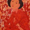 Longing I - Lacquer Artwork by Artist Hoang Hoan