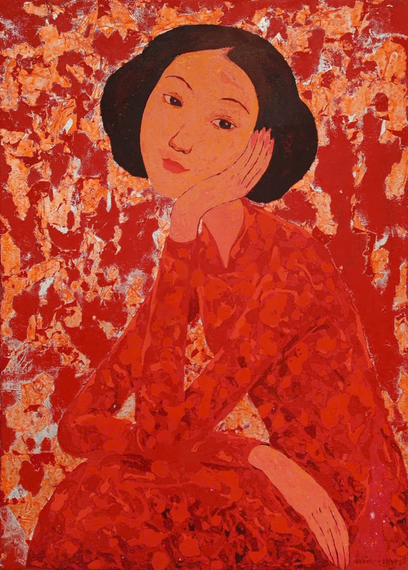 Longing I - Lacquer Artwork by Artist Hoang Hoan