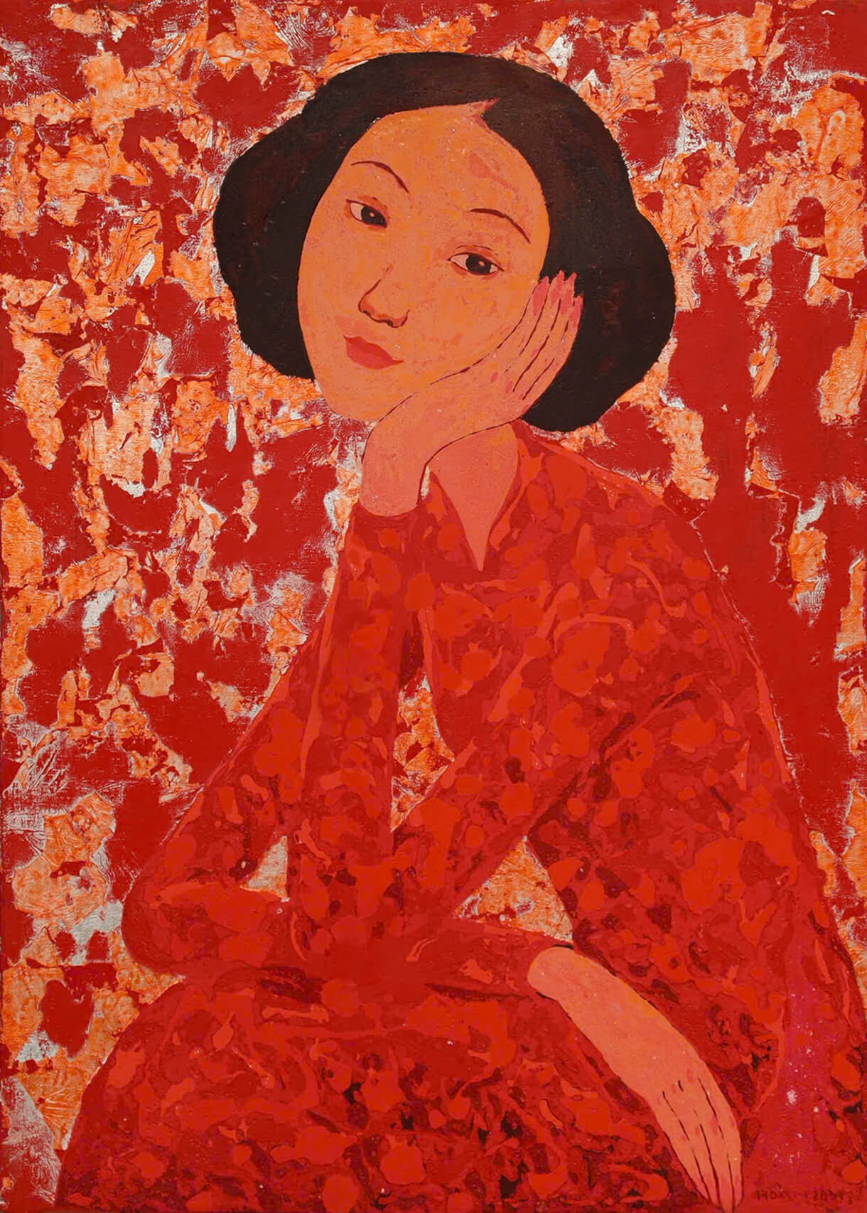 Longing I - Lacquer Artwork by Artist Hoang Hoan