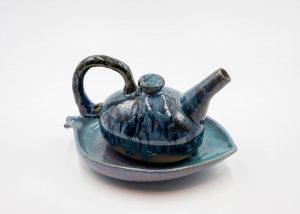 Turquoise Aladin Ceramic Tea Pot