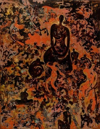 Unity of Being - Lacquer Painting by Artist Trieu Khac Tien