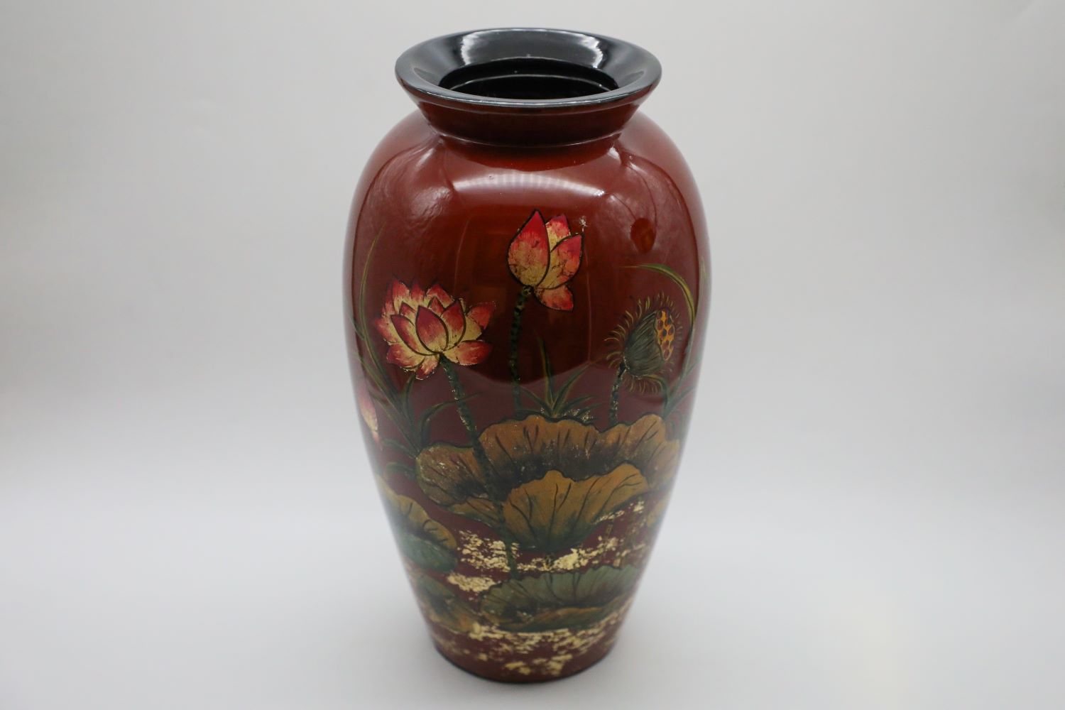 Vase of Early Dew 01 - Vietnamese Ceramic Vase by Artist Dinh Thi Thanh