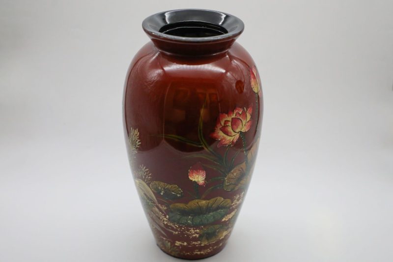 Vase of Early Dew 01 - Vietnamese Ceramic Vase by Artist Dinh Thi Thanh