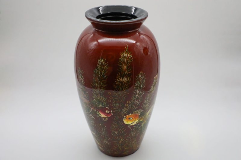 Vase of Early Dew 01 - Vietnamese Ceramic Vase by Artist Dinh Thi Thanh